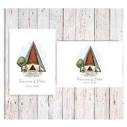 TARJETA DE AGRADECIMIENTO MATRIMONIO IGLESIA LAVD