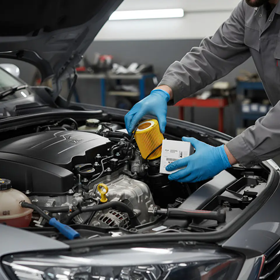 Filtro De Aceite Original Peugeot 3008 1.5 Diesel 2020-2024 5