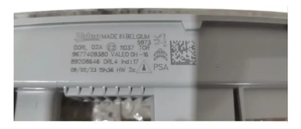 Luz Diurna Delantera Peugeot Teppe (2009-2011) 3