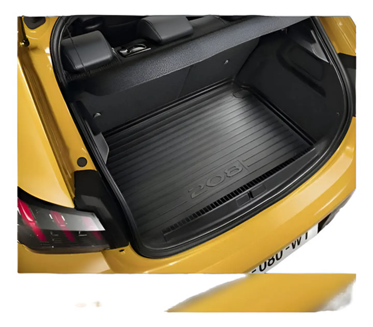 Piso De Goma Maletero Trasero Peugeot Nuevo 208 1