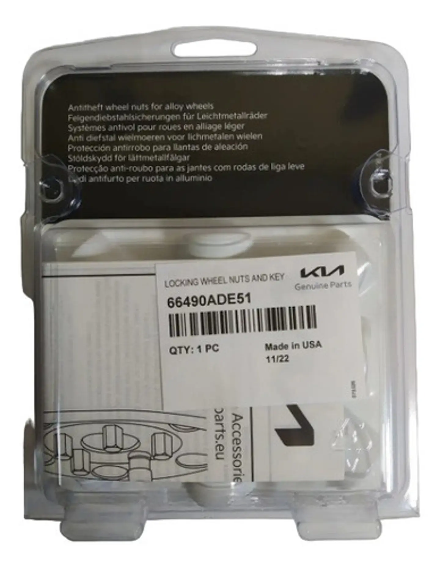 Set Tuercas De Seguridad Kia 2