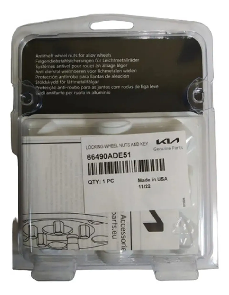 Set Tuercas De Seguridad Kia 2