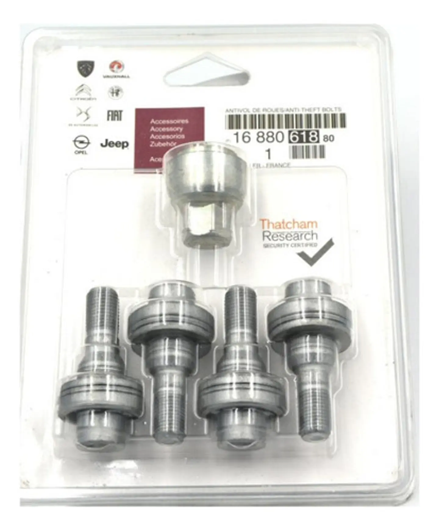 Kit De Seguridad Para Llanta Aleación Citroën/peugeot/opel 1