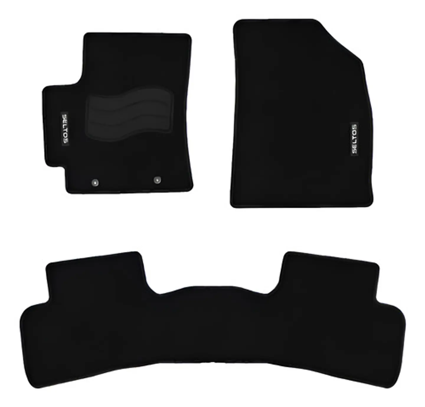 Jgo. De Piso Alfombra Del Y Tras Para Kia Seltos (2020-2024) 1