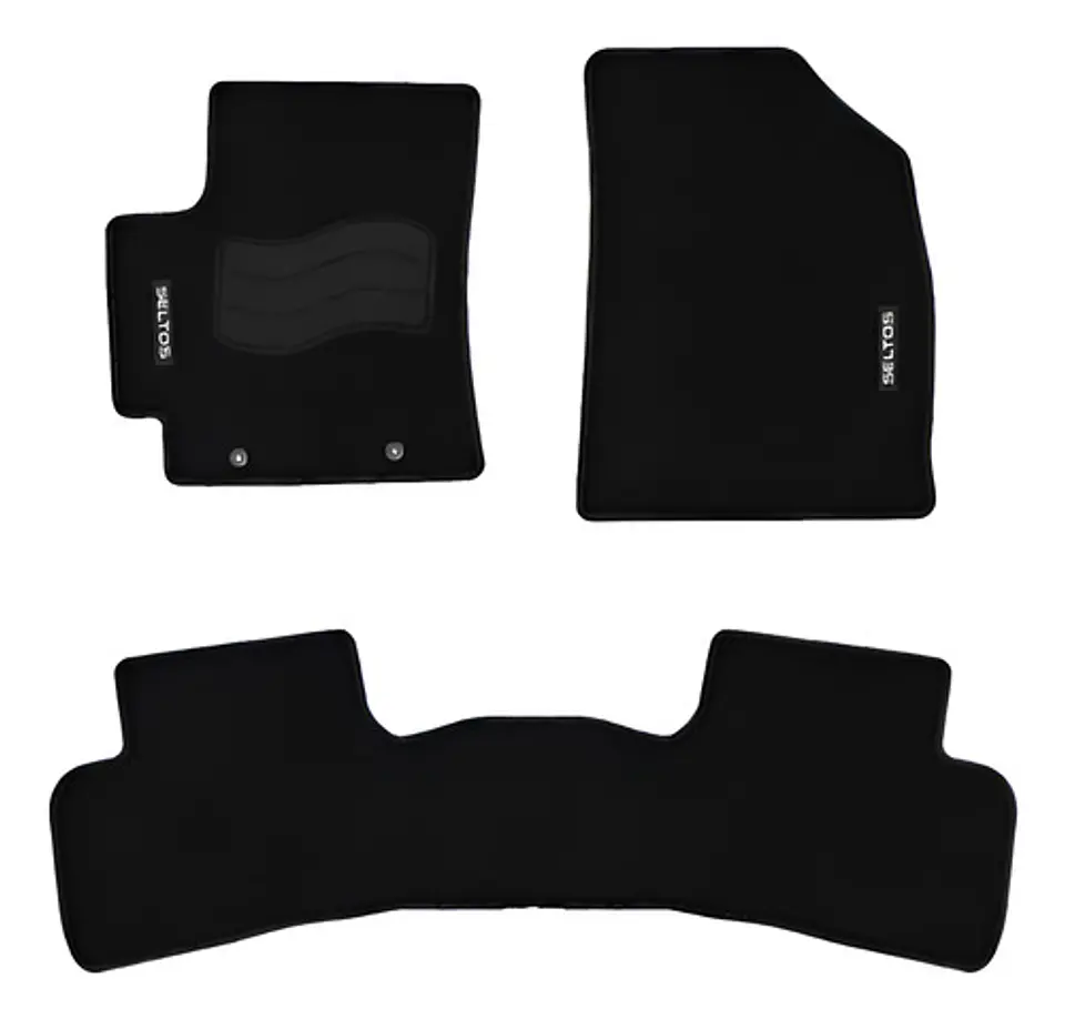 Jgo. De Piso Alfombra Del Y Tras Para Kia Seltos (2020-2024) 1