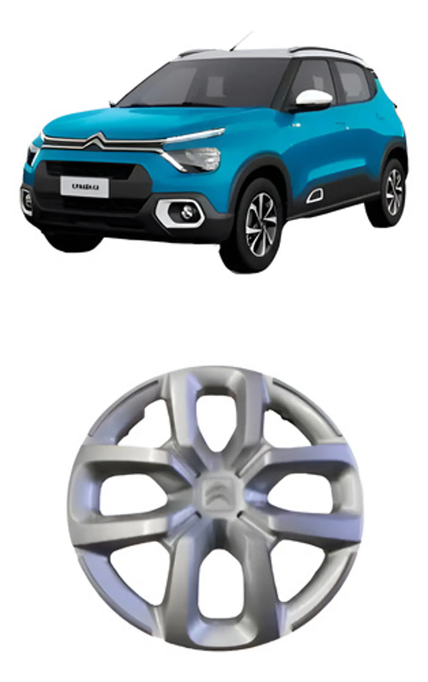 Tapa De Rueda Aro 15 Citroen C3 (cc21m) 2022-2024 1