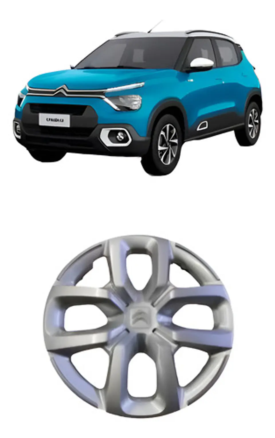 Tapa De Rueda Aro 15 Citroen C3 (cc21m) 2022-2024 1