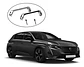 Jgo Barras De Techo Transversales Peugeot 308 2022-2024 - Miniatura 1