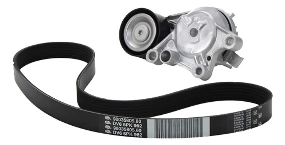 Correa Alternador + Rodillo Tensor Peugeot 2008 1.6 Hdi 2