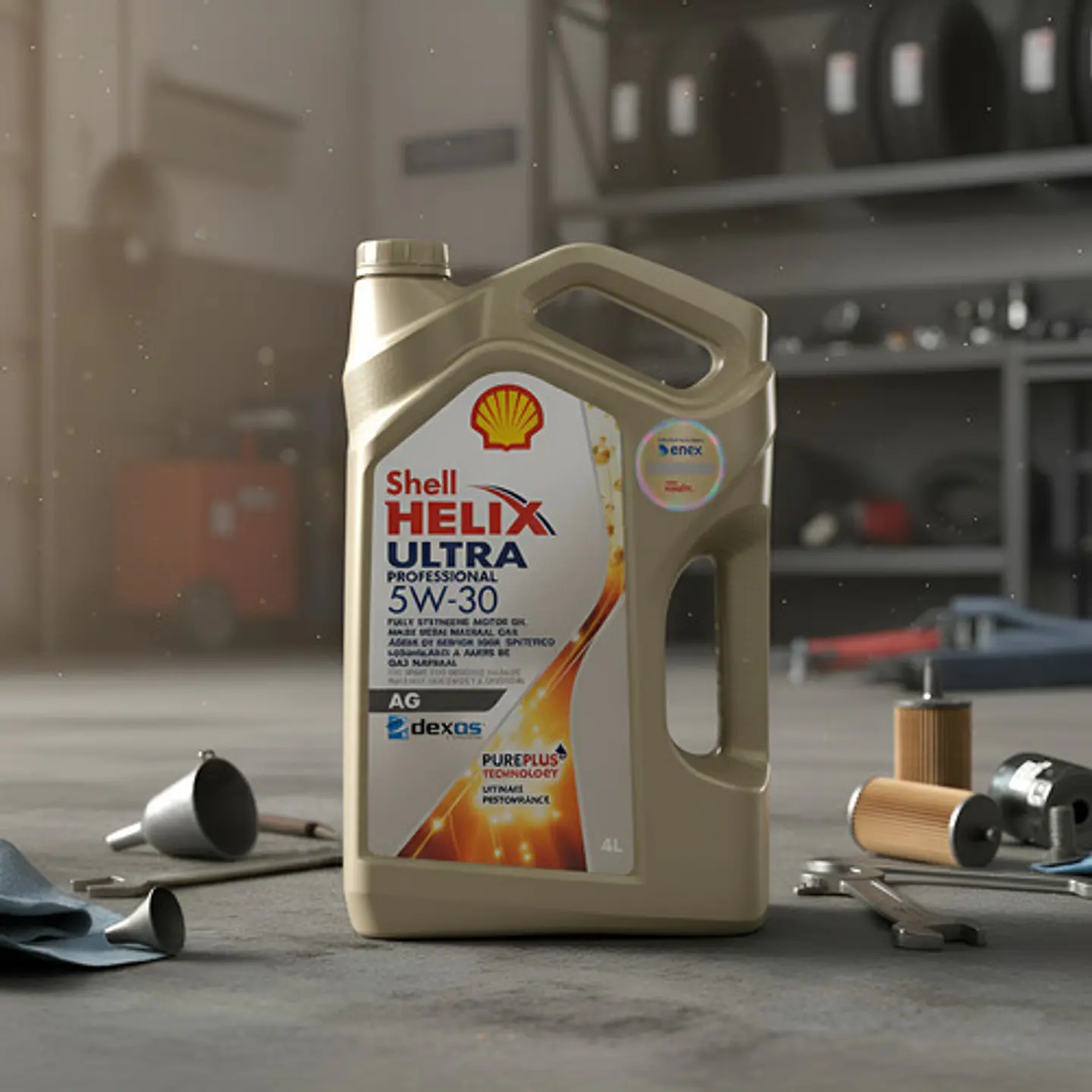 Shell Helix Ultra Profesional Ag 4 Litros Aceite Motor 5w30 1