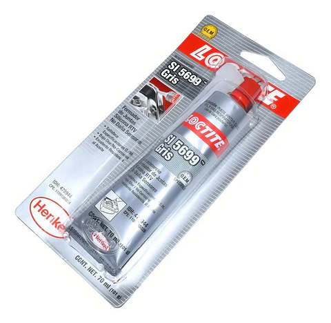 Sellador De Silicona Gris 70ml Loctite Y A