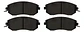 Pastillas Freno Del Subaru Forester 2.0 Si Drive Dynam 16-18 - Miniatura 1