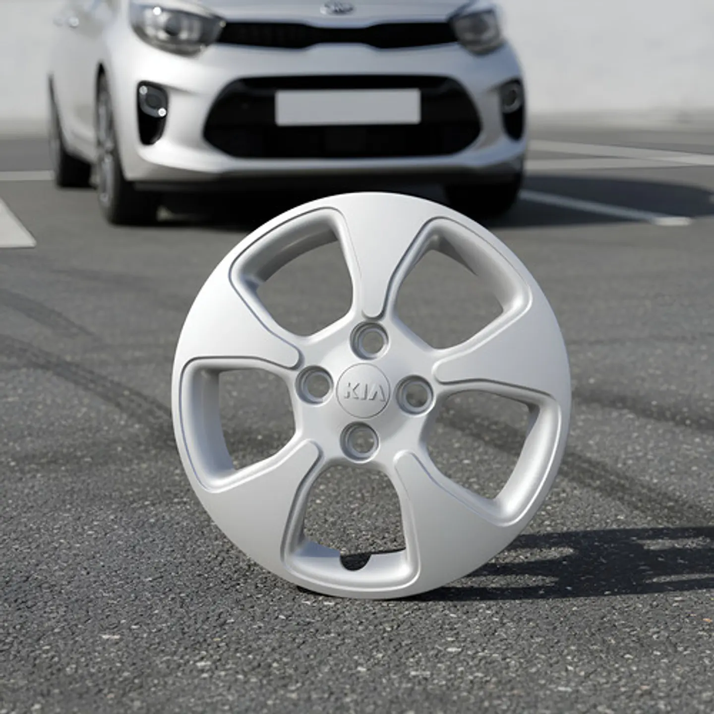 Tapa Rueda Aro 14  Para Kia Morning 2011-2025 2