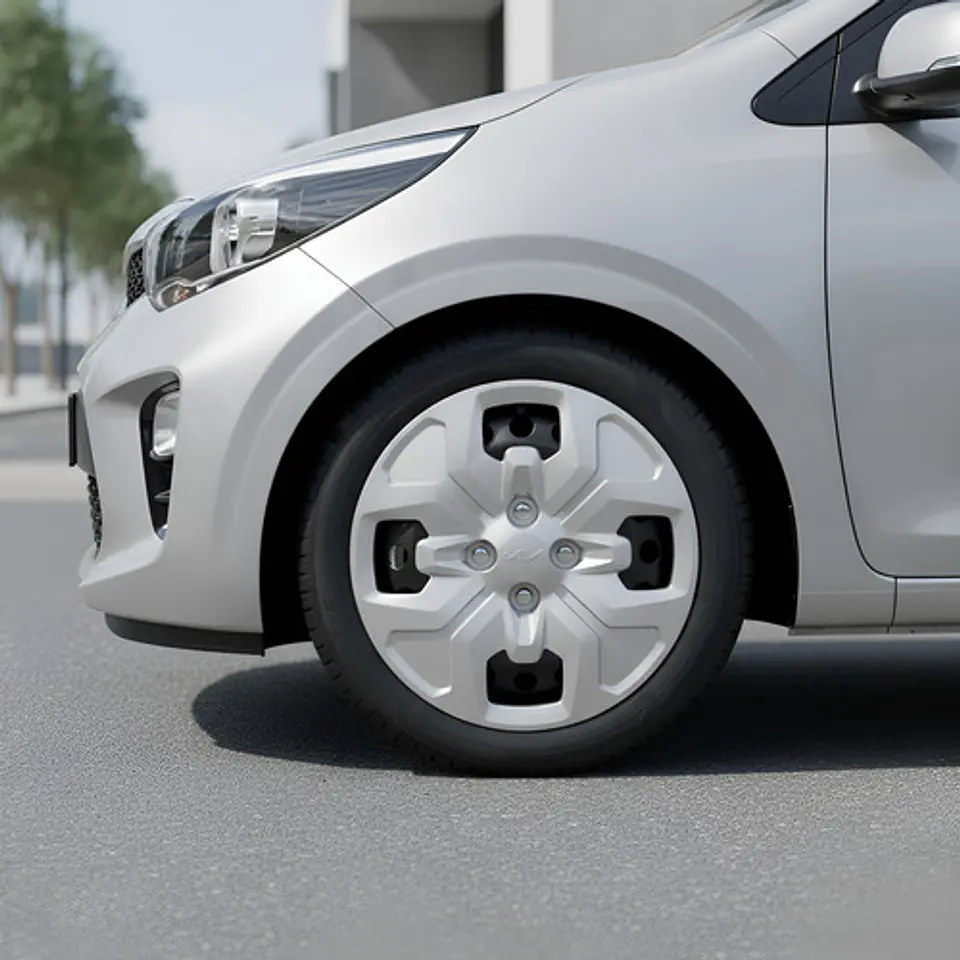 Tapa De Rueda Aro 14  Para Kia Morning 2020-2024 2