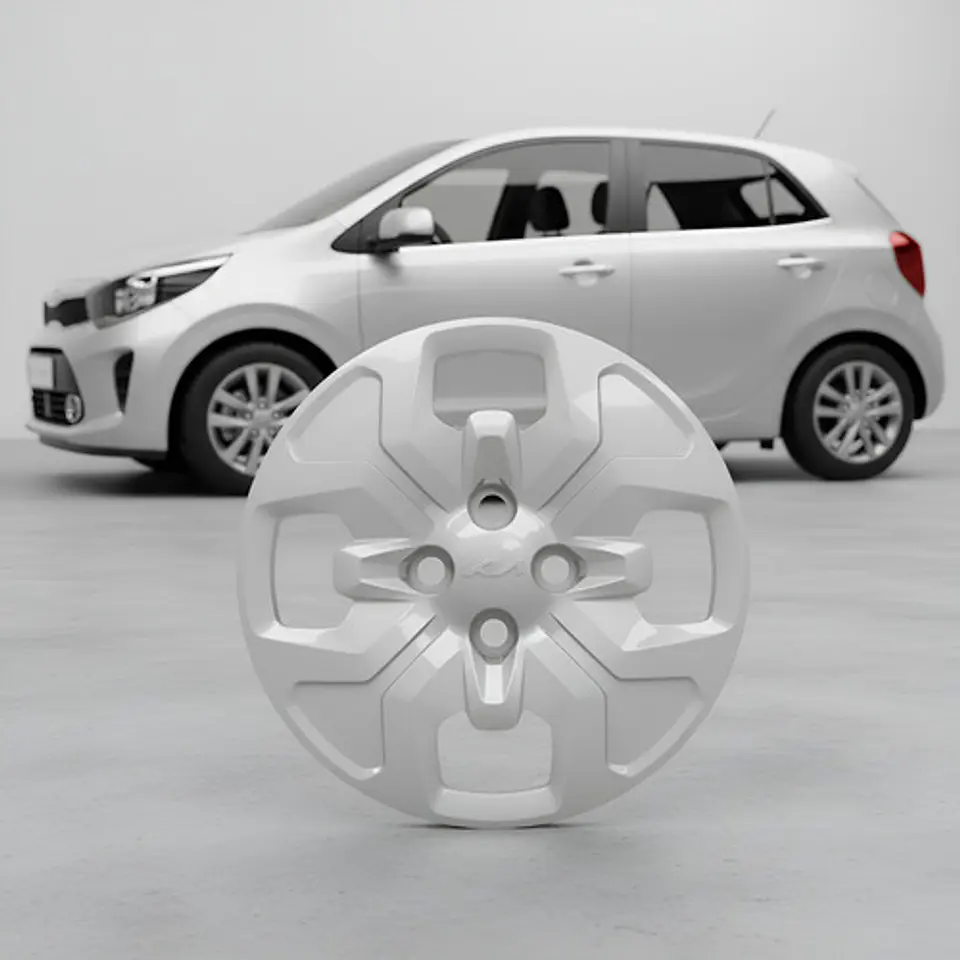 Tapa De Rueda Aro 14  Para Kia Morning 2020-2024 4