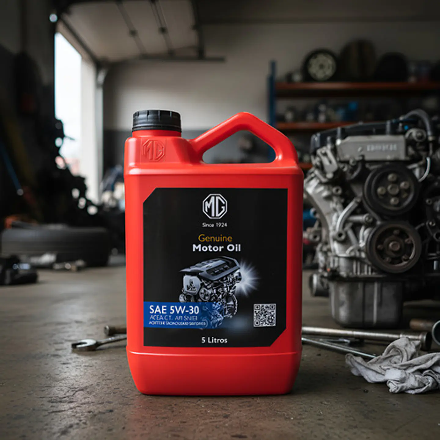 Aceite Motor Genuino Mg Sae 5w-30 5 Lts. Hs-zs-zx-one-mg3 2