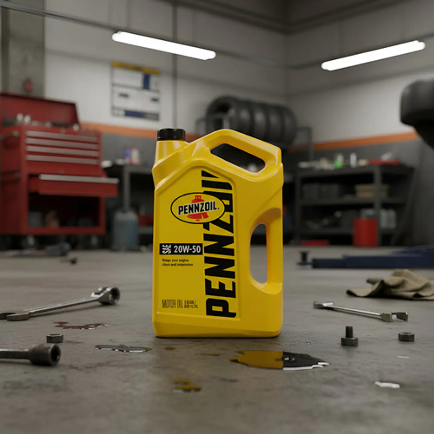 Aceite De Motor Pennzoil 20w50 Mo Sn 4,731 Litros 2