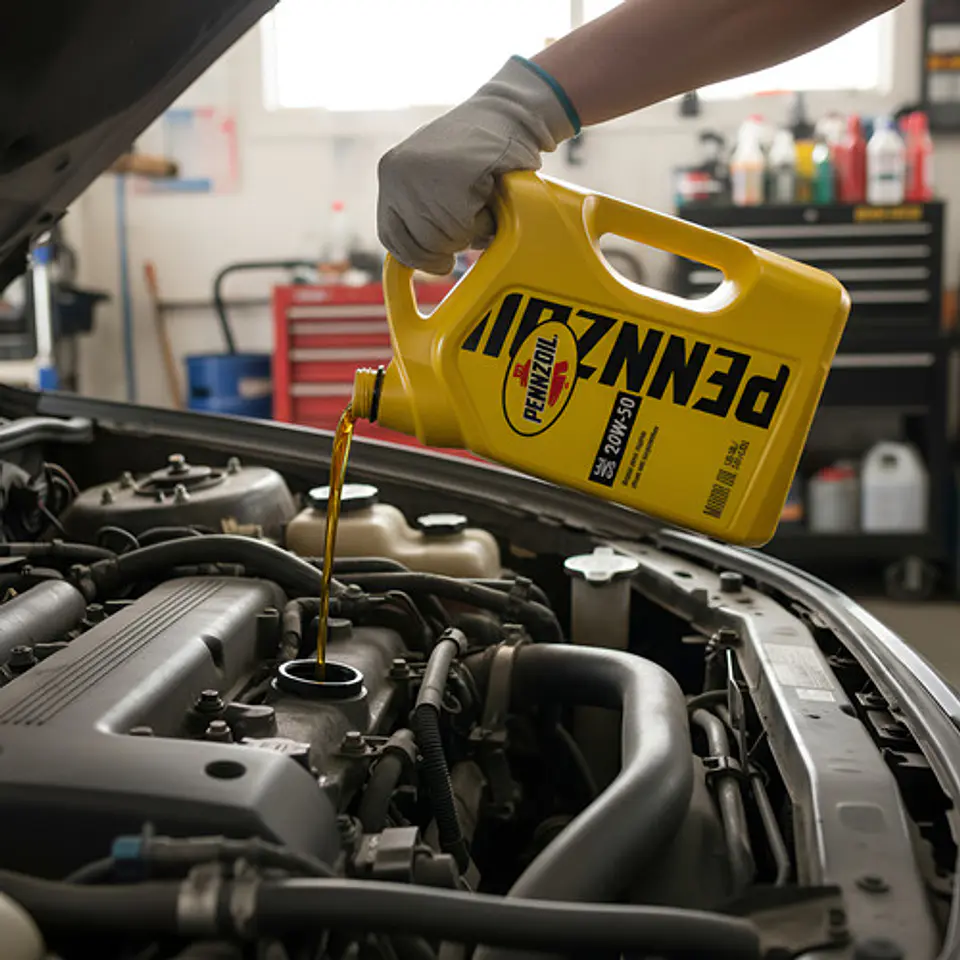 Aceite De Motor Pennzoil 20w50 Mo Sn 4,731 Litros 5