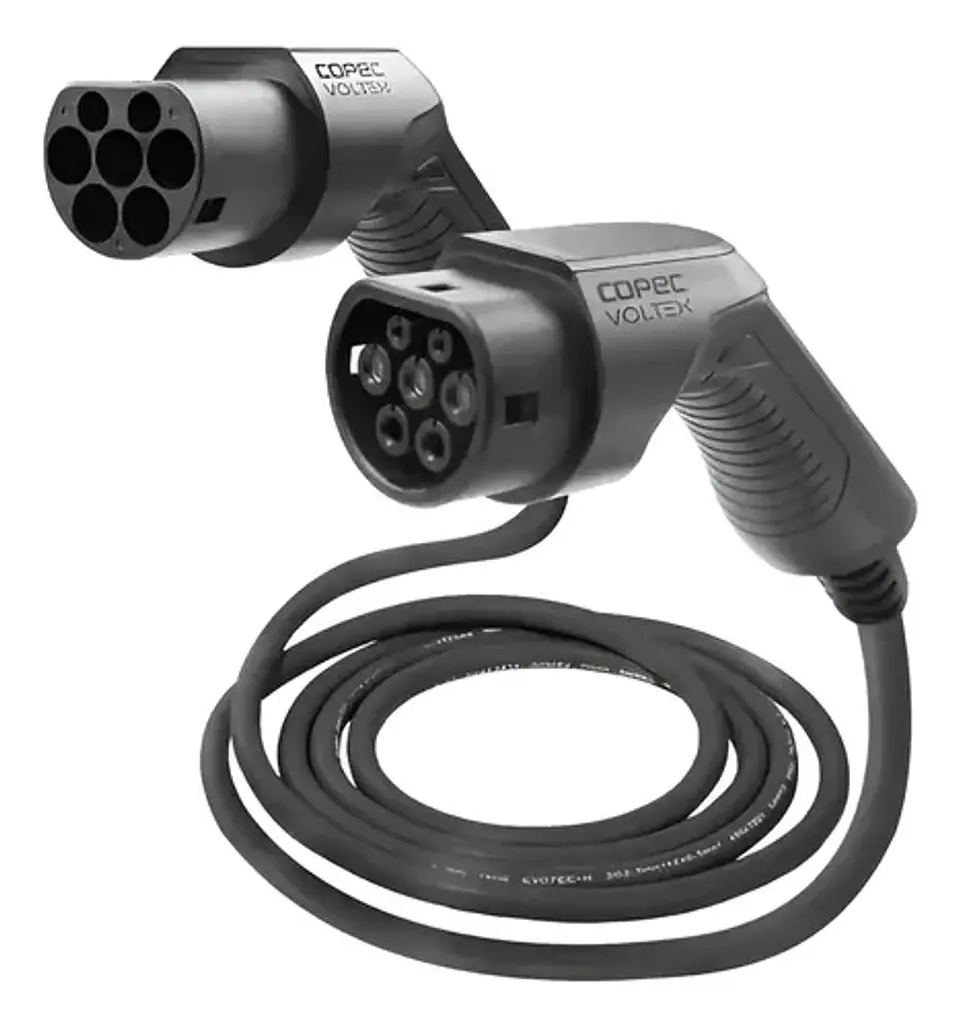 Cable De Carga Voltex Auto Electrico Tipo 2 1