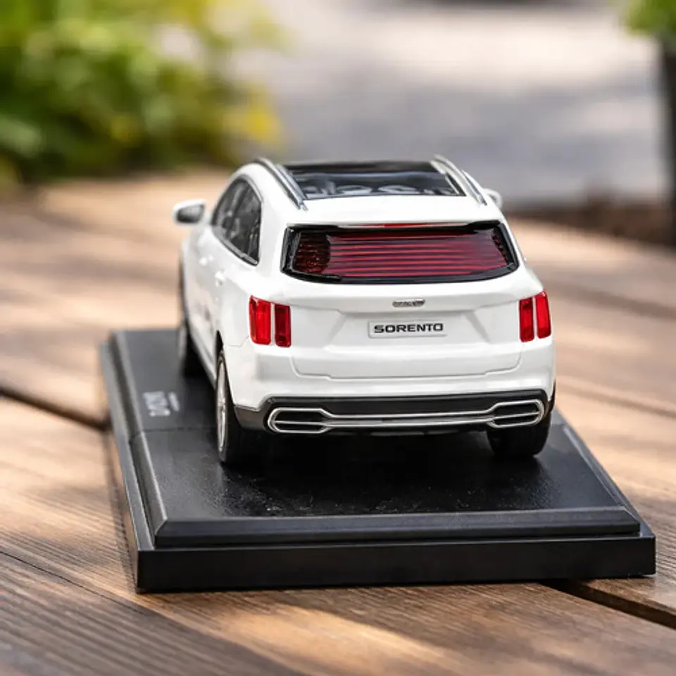 Miniatura Car New Kia Sorento Blanca Blanco 5