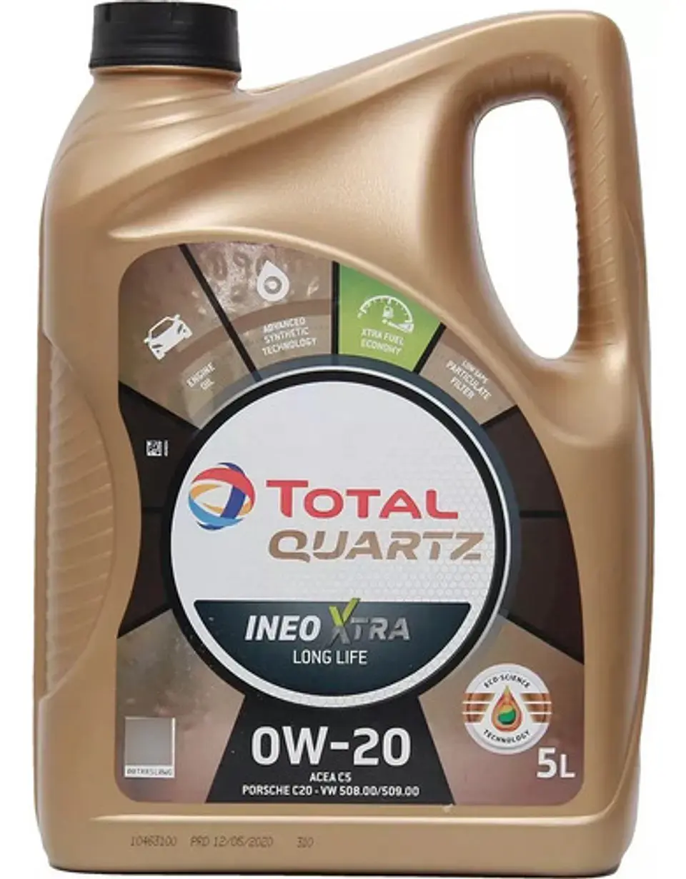 Aceite 0w-20 Total Quartz Ineo Xtra Long Life 5 Litros 5