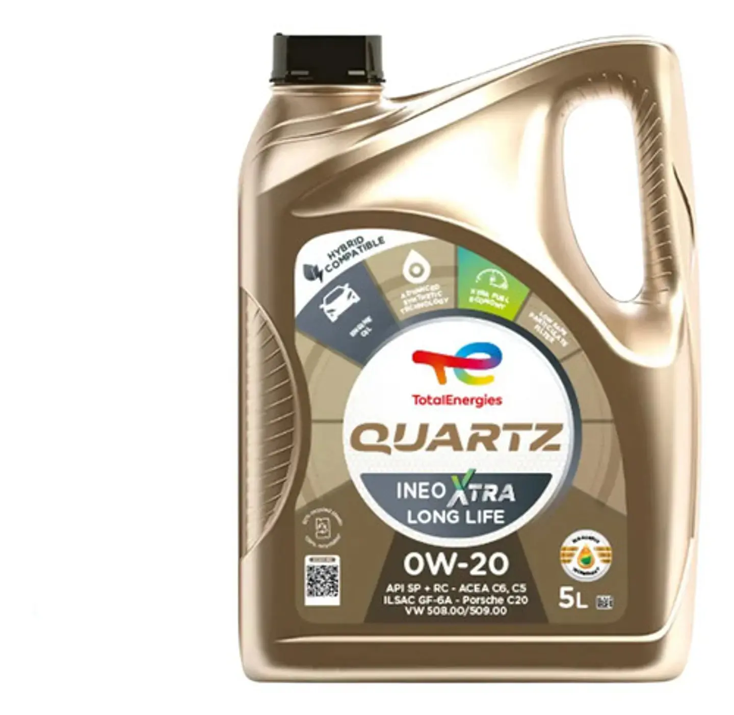 Aceite 0w-20 Total Quartz Ineo Xtra Long Life 5 Litros 8