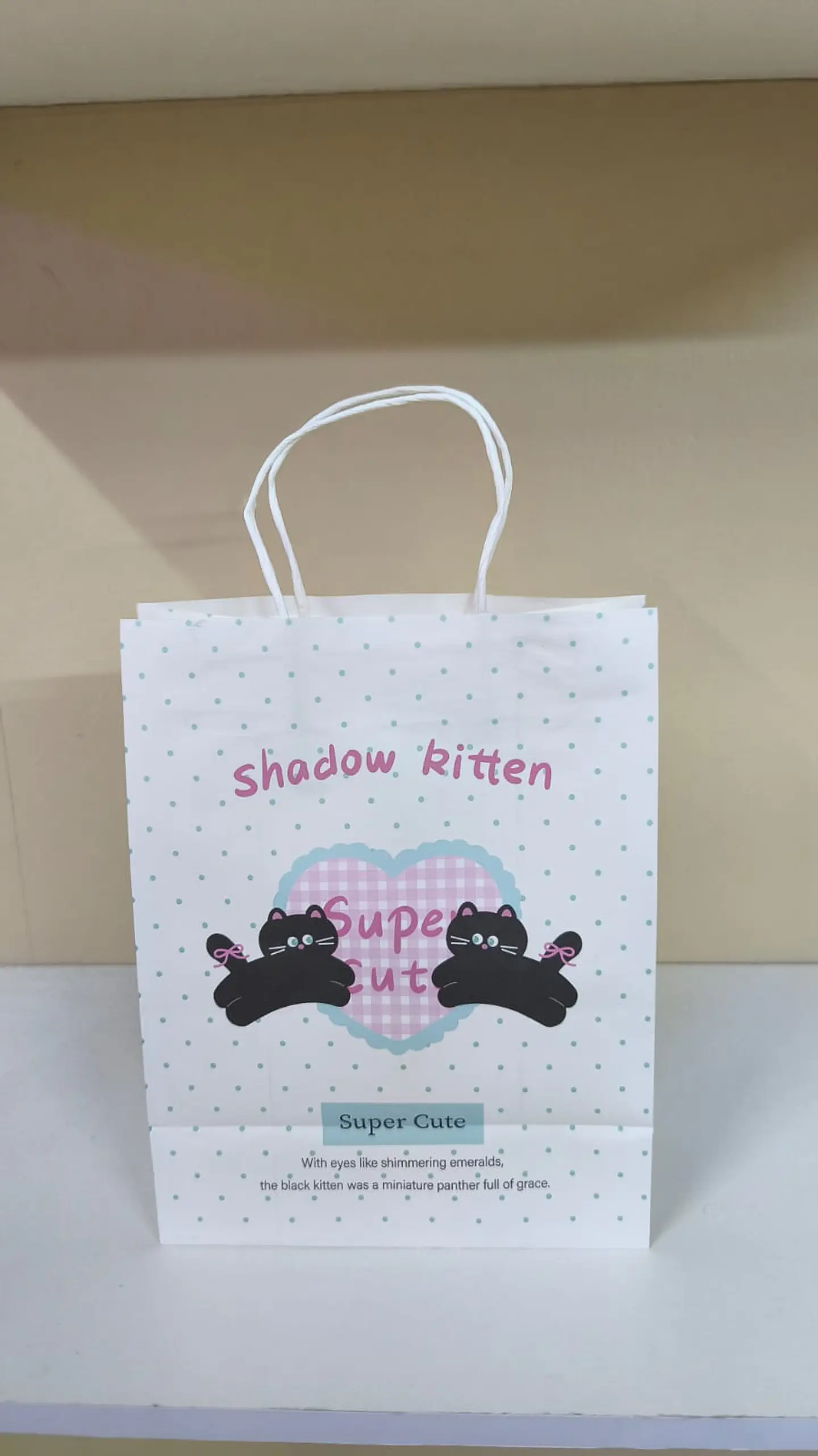 Bolsa Blanca Gatitos 1