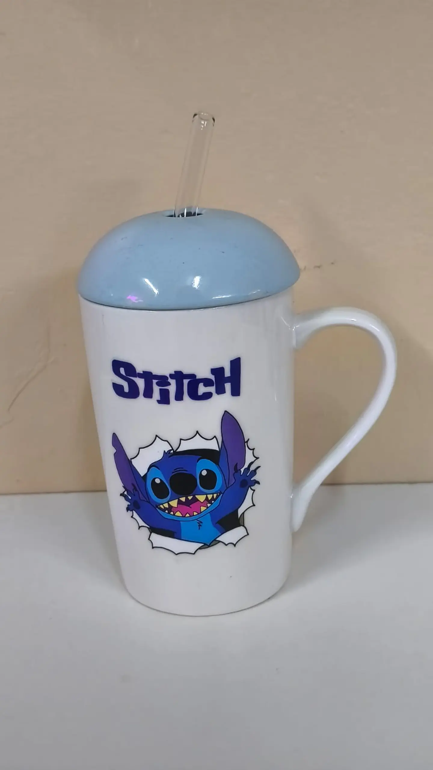Vaso Stitch con Bombilla 1
