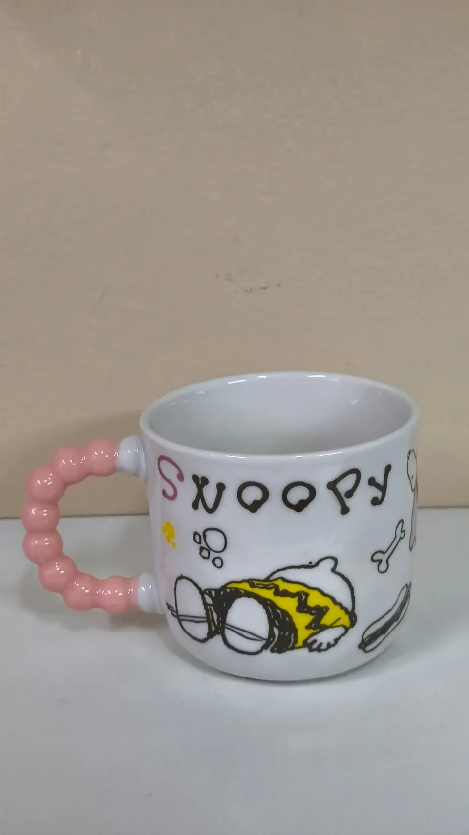 Taza Snoopy (Mango Rosa) 3