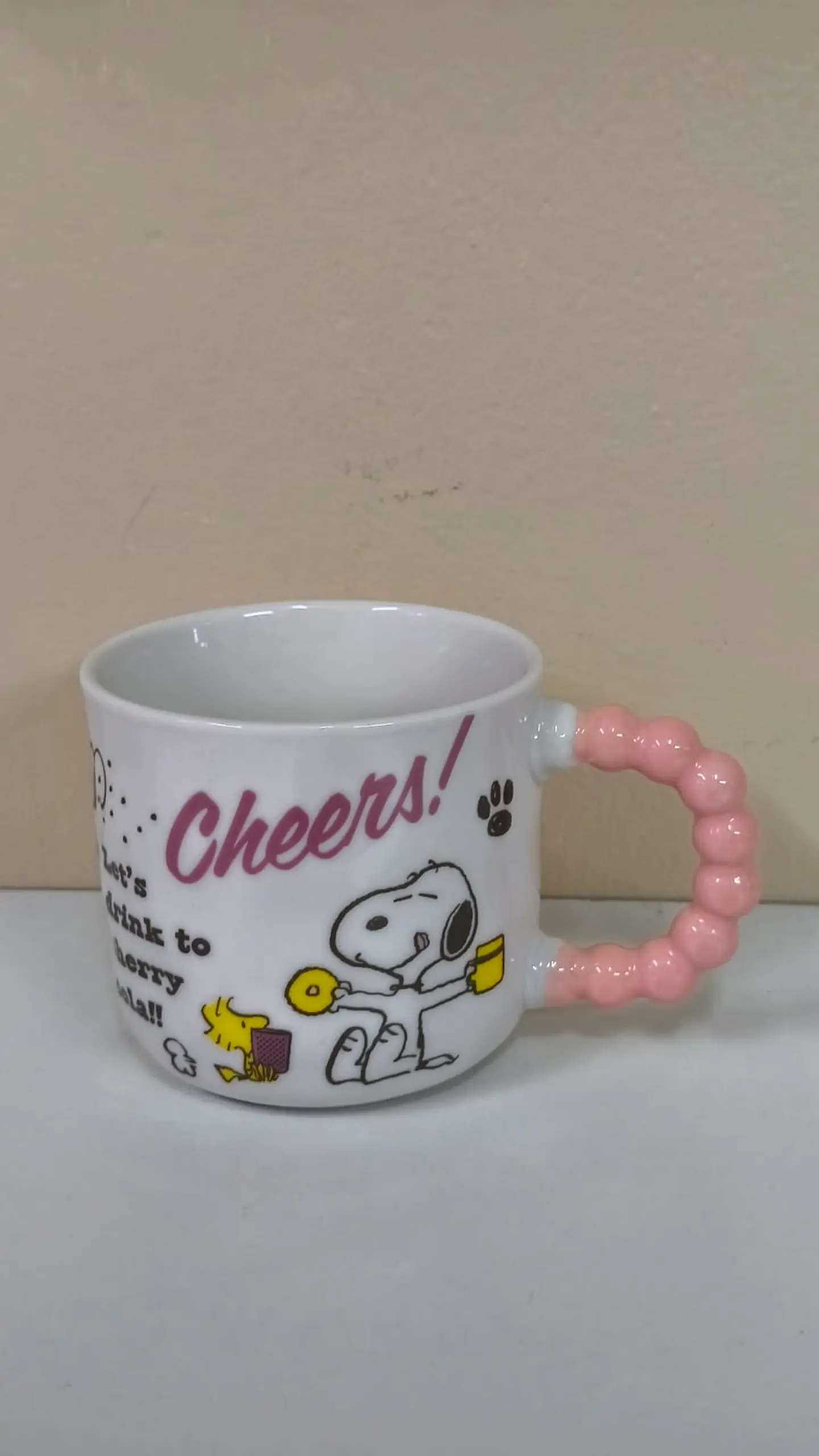 Taza Snoopy (Mango Rosa) 1