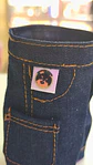 Pantalon Jeans Skzoo con cadena (Azul Oscuro) - Miniatura 4