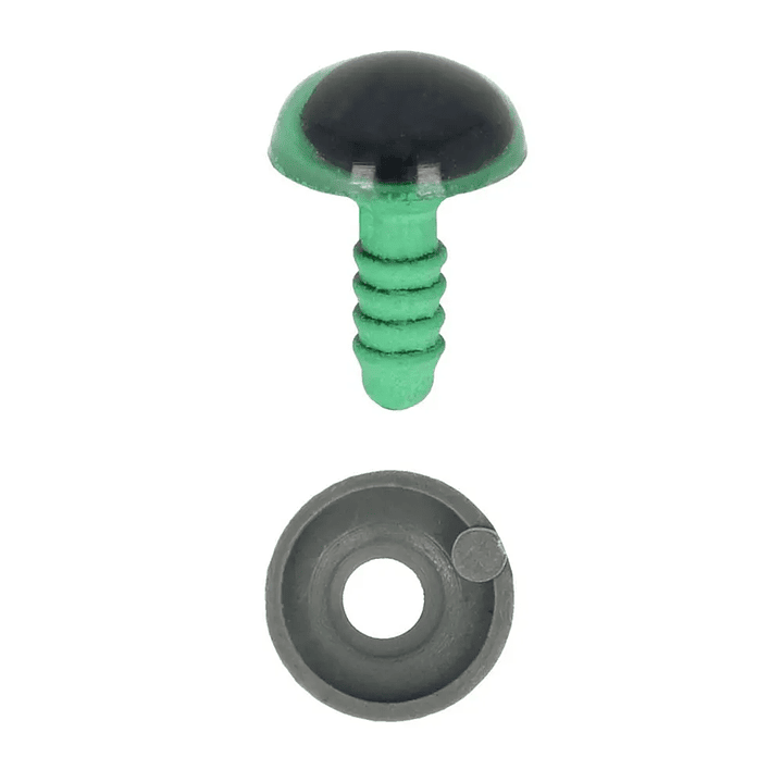 Ojos de animal - Ojos de seguridad de 8 mm - Verde (525) 2