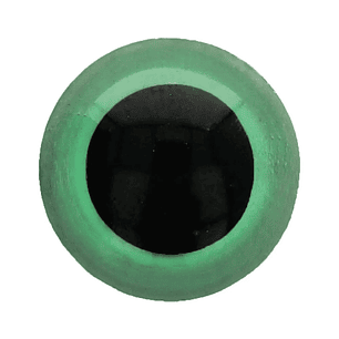 Ojos de animal - Ojos de seguridad de 8 mm - Verde (525)