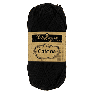 Scheepjes Catona 100g - 110 Jet Black
