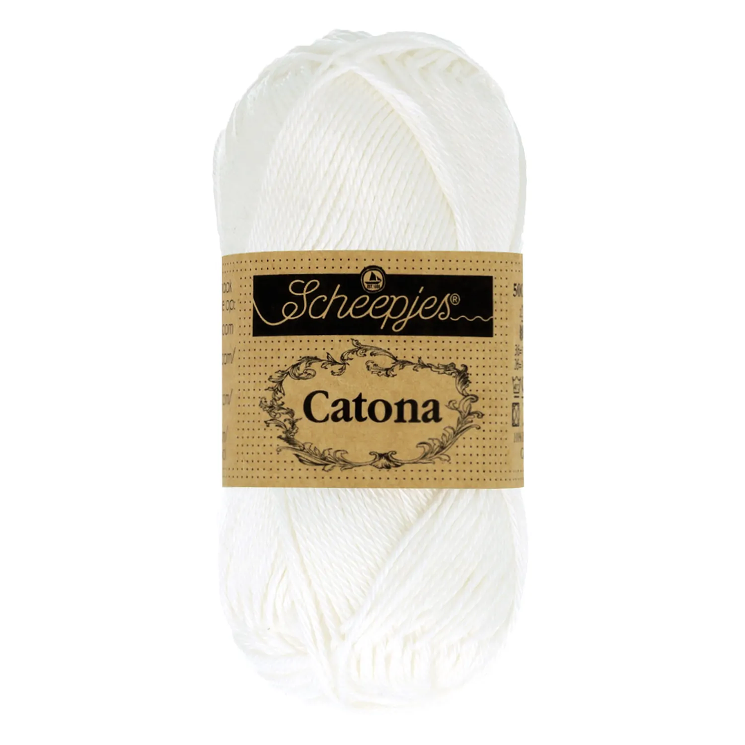 Scheepjes Catona 100g - 106 Snow White 1