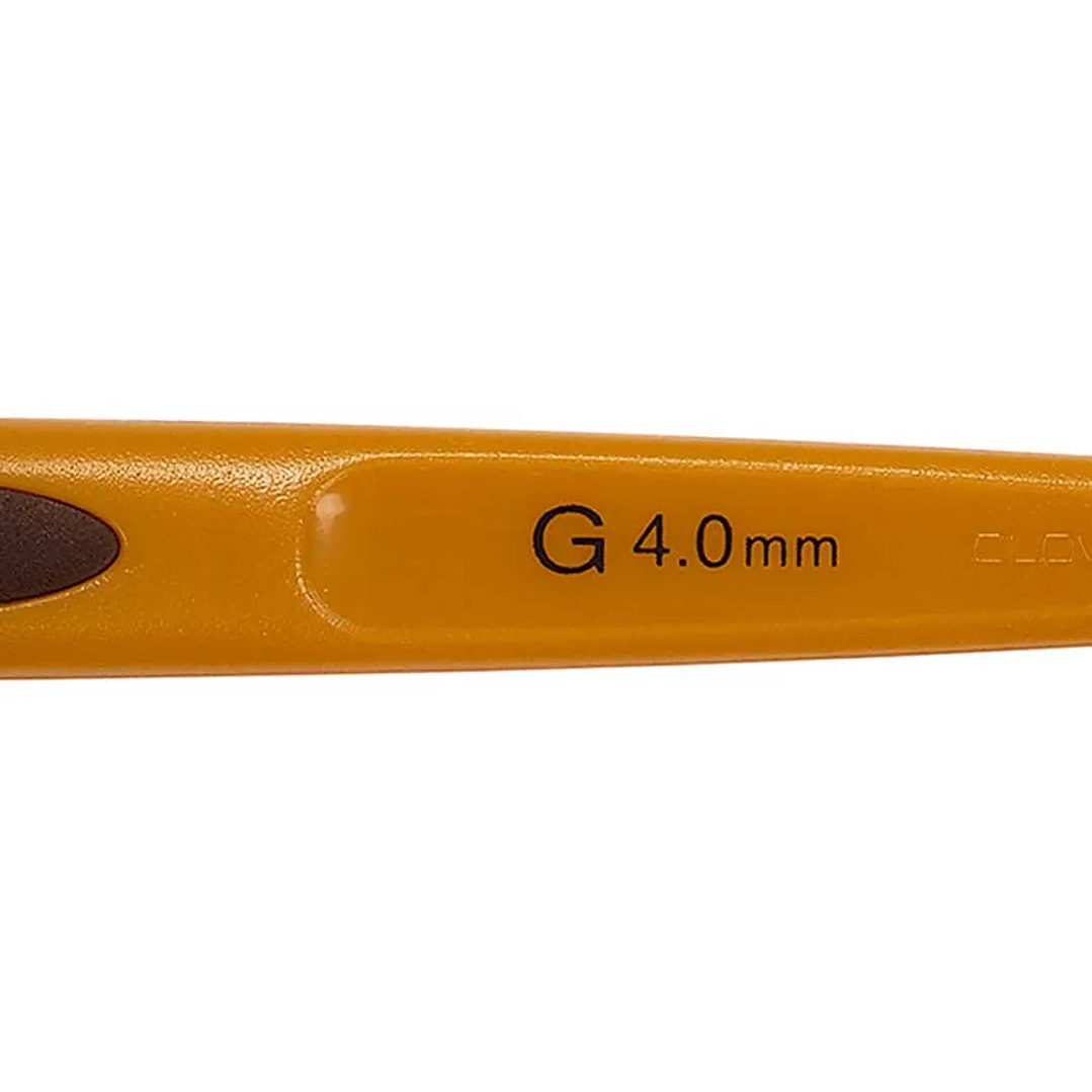 Aguja de crochet Clover Soft Touch de 4,50 mm 6