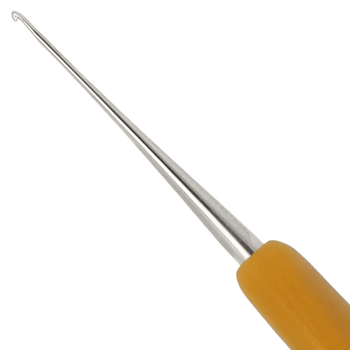 Aguja de crochet de acero Clover Soft Touch de 1,00 mm 2