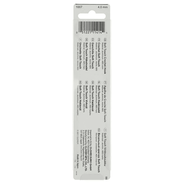 Aguja de crochet Clover Soft Touch de 4,00 mm 3
