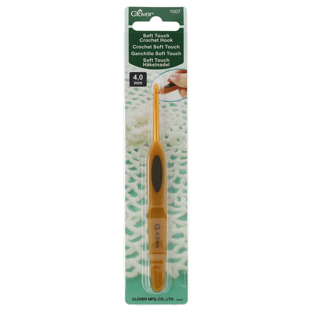 Aguja de crochet Clover Soft Touch de 4,00 mm 4