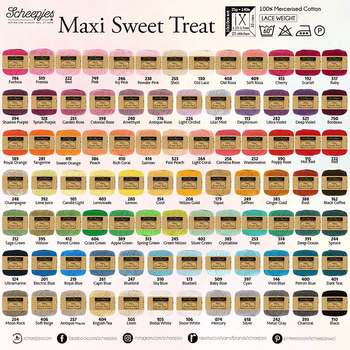 Scheepjes Maxi Sweet Treat 25g - 110 Black 2