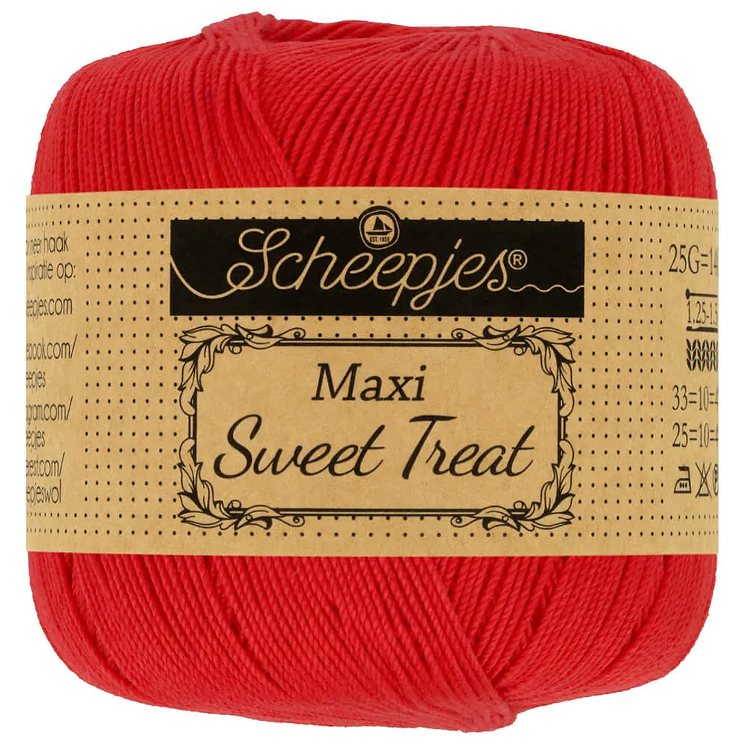 Scheepjes Maxi Sweet Treat 25g - 115 Hot Red 1
