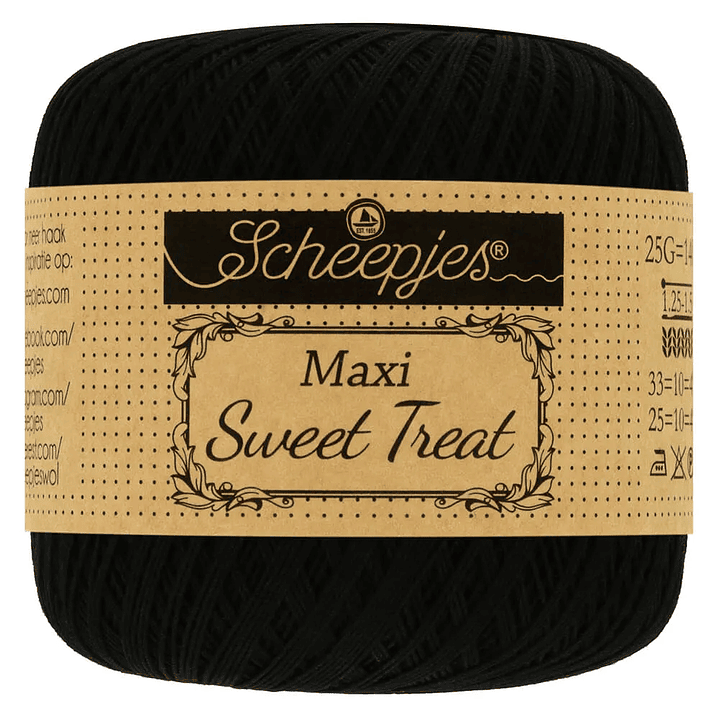 Scheepjes Maxi Sweet Treat 25g - 110 Black 1