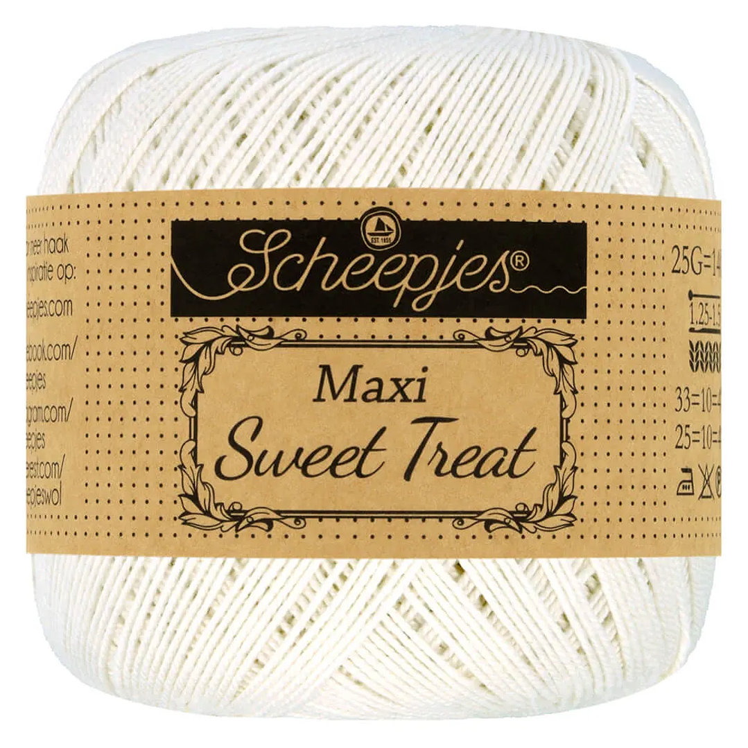 Scheepjes Maxi Sweet Treat 25g - 105 Bridal White 1