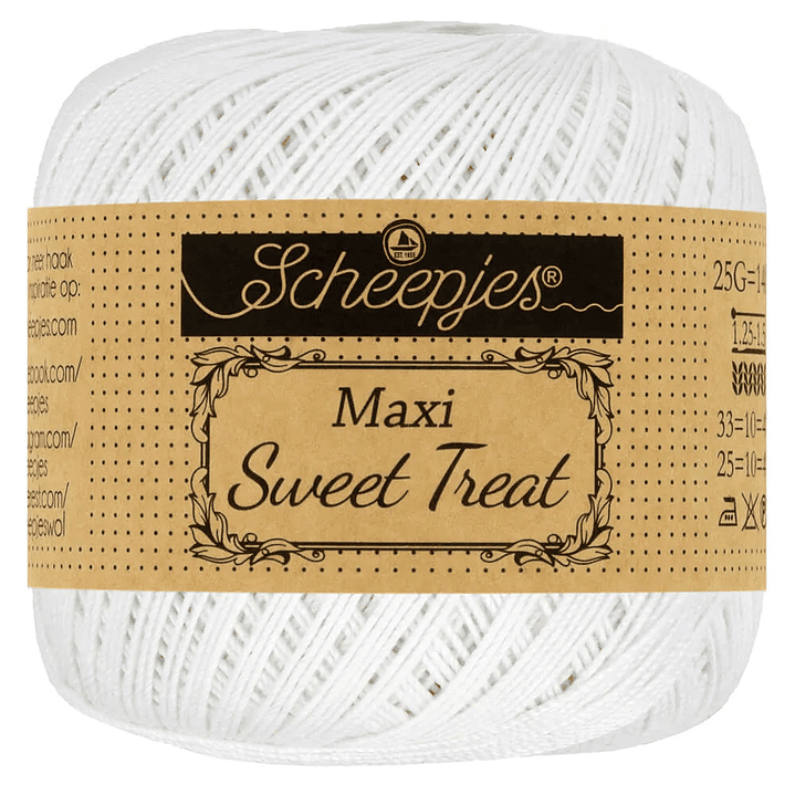 Scheepjes Maxi Sweet Treat 25g - 106 Snow White 1