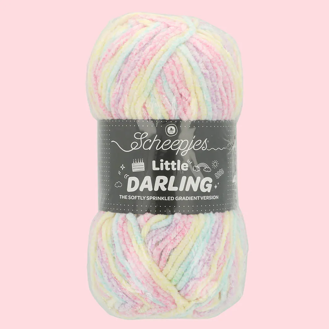 Scheepjes Little Darling Sprinkled Gradient 50g - 01 Snow C. 3