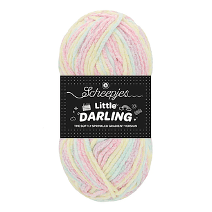 Scheepjes Little Darling Sprinkled Gradient 50g - 01 Snow C.