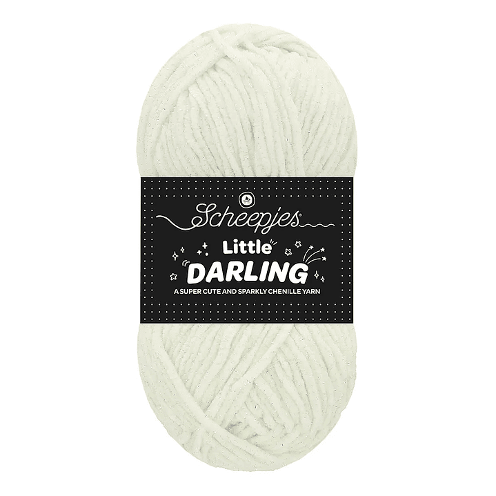 Scheepjes Little Darling Sparkle 50g - 401S Ice Bear Sparkle 1