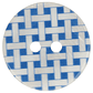 15mm checkered button - 215 - thumbnail 1