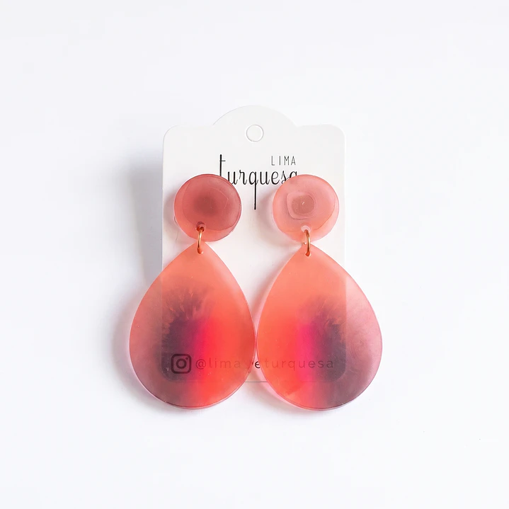 Brincos Rouge Collection by Lima Turquesa – Gotas XL 1