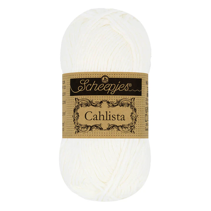 Scheepjes Cahlista 50g - 106 Snow White 1